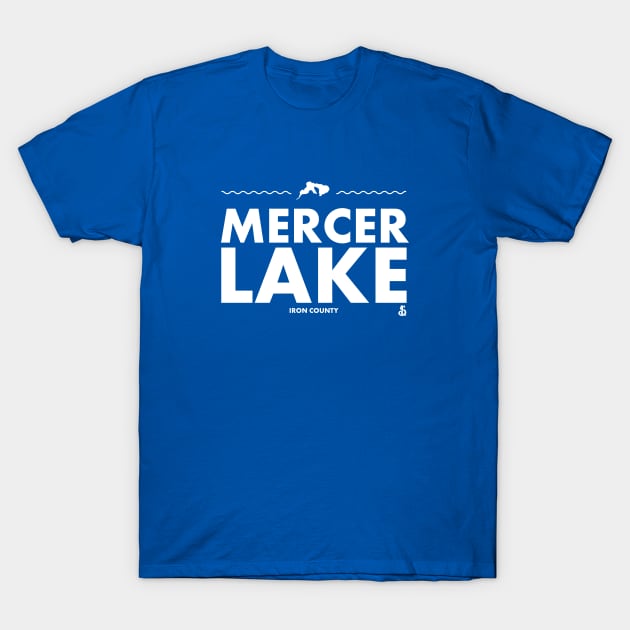 Iron County, Wisconsin - Mercer Lake T-Shirt by LakesideGear